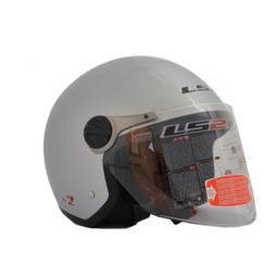 CASCO LS2 OF560 ROCKET II POLYCARBONATE-GLOSS SILVER XS