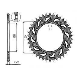 CORONA ACCIAIO DUCATI (525) 39 D