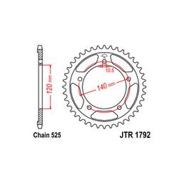 CORONA ACCIAIO KAW./SUZ./TRIUM. (525) 45 D