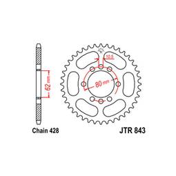 CORONA ACCIAIO YAMAHA (428) 49 D