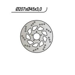 DISCO FRENO ANT. 207-60-45-3-5-6,5 (FISSO)