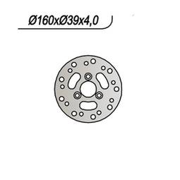 DISCO FRENO ANT. 160/60/39/4//3/10,5