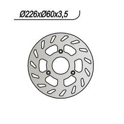 DISCO FRENO ANT. 226/98/60/3,5//3/9