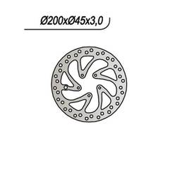 DISCO FRENO ANT. 200- -45-3-5-6,5