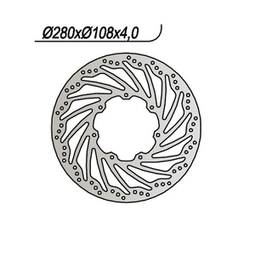 DISCO FRENO ANT. TURBINE 280-123-108-4-7-
