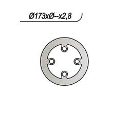 DISCO FRENO ANT. 173-92---2,8-4-