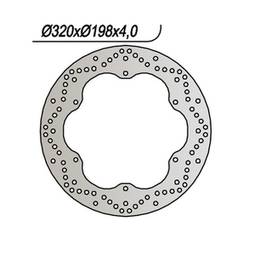 DISCO FRENO ANT. DX-SX 32021619846