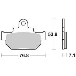 CP.PAST. FRENO ANT. SUZUKI LS650 ANT