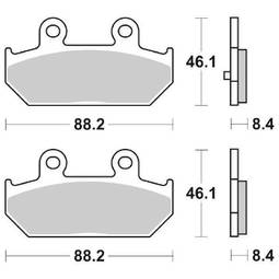 CP.PASTIG. FRENO POST.182-804 SC.HF SUZUKI