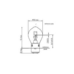 LAMPADA BILUCE 12V-35/35W BA20D