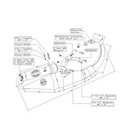 MARMITTA H.M.TT YAMAHA BW'S 50 KAT '04