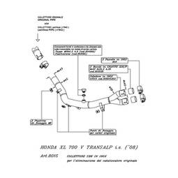 SBK COLLETTORE ELIMINA CATALIZZATORE XL 700V 08